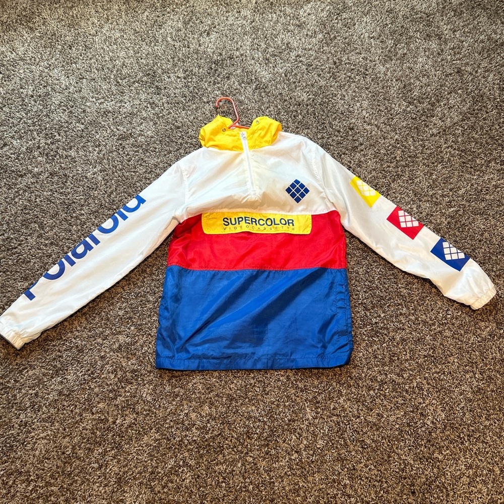 Polaroid Supercolor Windbreaker Hoodie Jacket